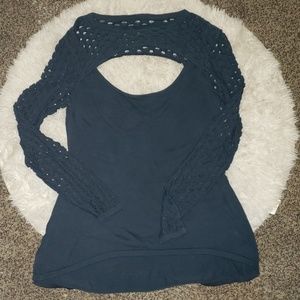 Casual cut out sweater